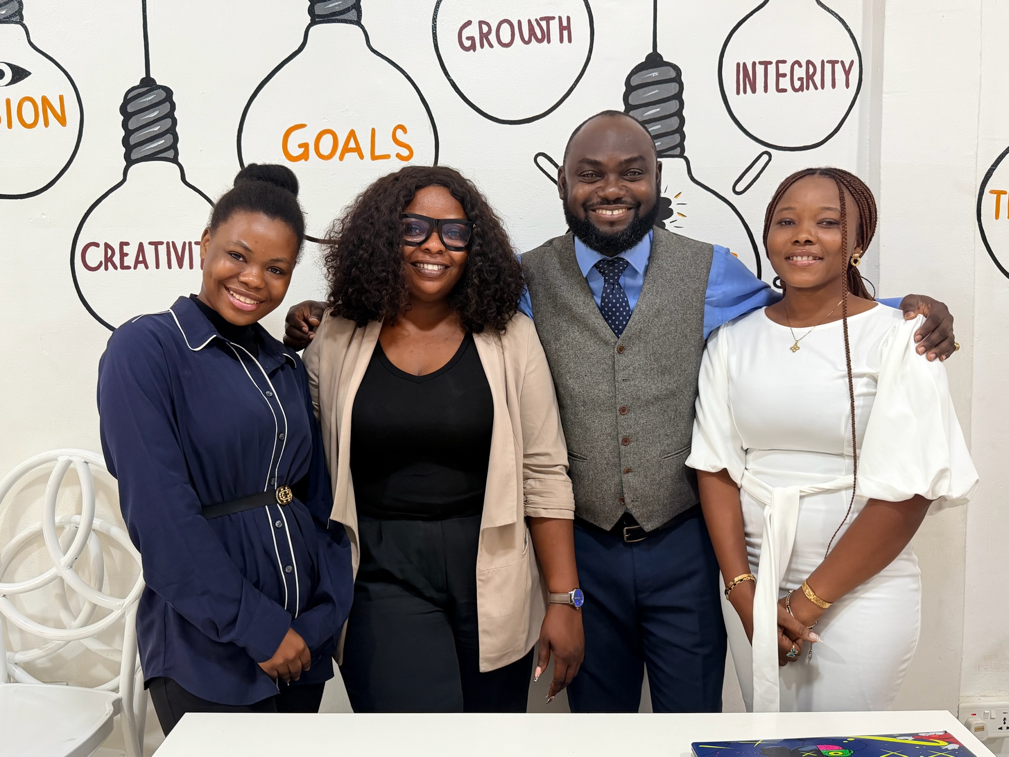 CHES intern consulting with client